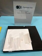 LOT OF 6 AMAT 0200-09002 WINDOW SLIT CVD CHAMBER, QUARTZ, 172550