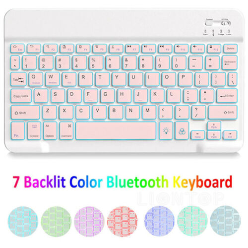 Hintergrundbeleuchtete Bluetooth Touchpad Tastatur Maus für iMac iPad iPhone Android Tablet PC - Bild 42 von 90