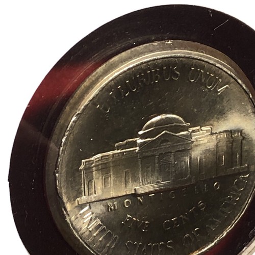 1997 jefferson nickel Error Broadstrike + Partial Collar Full Steps Gem Bu - Picture 8 of 18