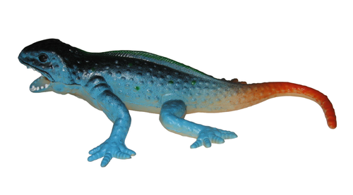 Two Vintage Lizards Soft Hollow Plastic/Rubber Toy Animal Ferocious Sharp Teeth - 第 2/11 張圖片