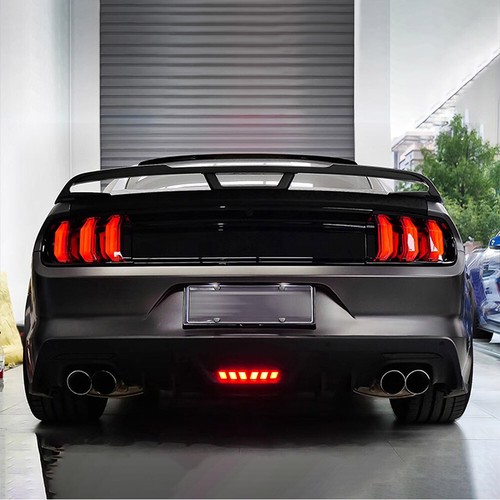 Luces traseras LED para Ford Mustang 2015-2023 6ª generación con señal de giro secuencial roja - Imagen 16 de 17