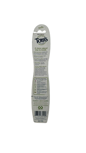 Tom's of Maine Soft Natural Toothbrush, Plantmade handles, Purple - Picture 2 of 2