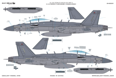 ビューティフォー　ギャラクシー Galaxy G48081 1/48 EA-18G GROWLER ANTHOLOGY PART 6 FOR THE