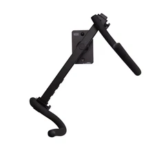 Gator Frameworks Wall Hanger for Alto / Tenor Saxophone; (GFW-SAXHNGR-BLK)