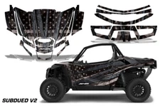 UTV Graphics Kit Decal Sticker For Textron Wildcat XX 2018 & Up Subdued V2