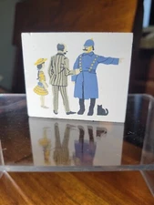 FJ Designs The Cat's Meow Village 1993 Accessory, #208 Getting Directions