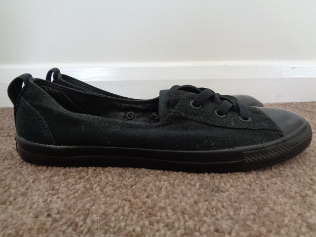 NEW CONVERSE BLACK CTAS BALLET LACE TRAINERS SIZE 5.5 NEW CONVERSE BLACK CTAS BALLET LACE TRAINERS SIZE SIZE TRAINERS 5.5 b55138