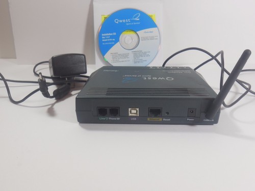 Qwest High Speed Internet Model GT701-WG Installation Kit DSL Modem - Picture 3 of 4