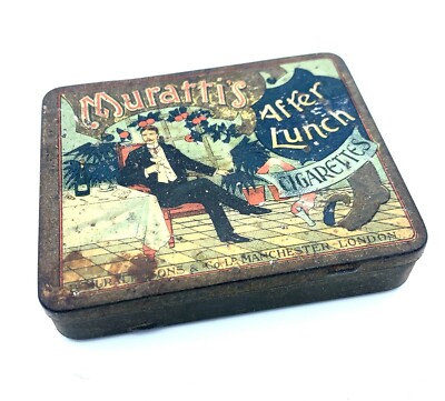 Alte Zigarettendose Murattis - After Lunch - Manchester - London