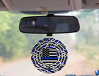 US Patriotic Blue Line 3inch Wind Spinner Birthday Christmas Gift Back the Blue