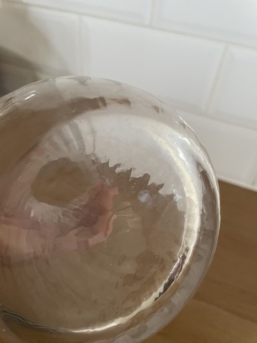 DARTINGTON  RIPPLE “ROMAN” CRYSTAL VASE vintage great condition - Bild 3 von 5