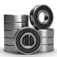 10 PCS 6001-2RS Double Rubber Seal Bearings 12x28x8mm, Pre-Lubricated and Sta...