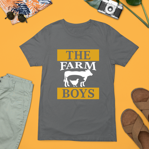 The Farm Boys T-Shirt Country Rural Life Animals farm Cow Chicken Farmers Gift - Picture 2 of 22