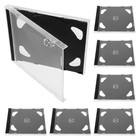  6 Pcs Dvd Organizers and Storage CD Holders for Home Case Plastic
