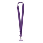 1Pack Adjustable Phone Lanyard for Smartphones, Dark Purple
