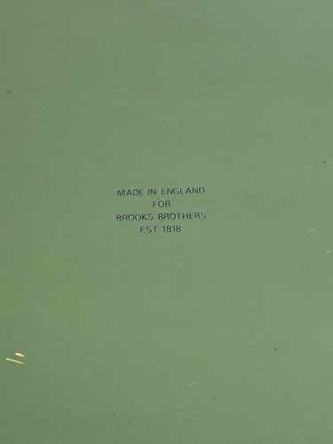 Brooks Brothers England posacenere per sigari 9" bussola da marinaio vintage oro verde - Foto 6 di 7