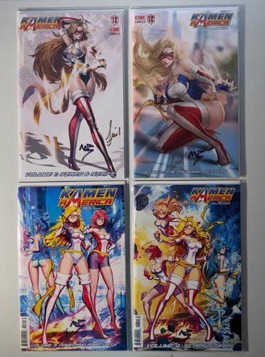 Kamen America Vol. 1, 2, 3, 4 cómics icónicos firmados por Timothy Lim y Mark Pellegrini - Imagen 3 de 15