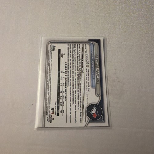 Trey Yesavage signiert 1. Bowman Chrome Toronto Blue Jays World Series - Bild 2 von 2