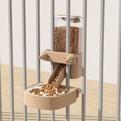 No Spill Automatic Pet Feeder Dog Food Dispenser For Cats Rabbit Puppy - Picture 15 of 15