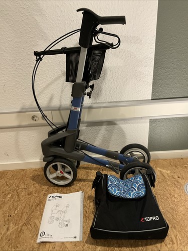Original TOPRO Troja Premium 5G in blau Softräder IBS Leichtgewichtsrollator - Bild 10 von 10