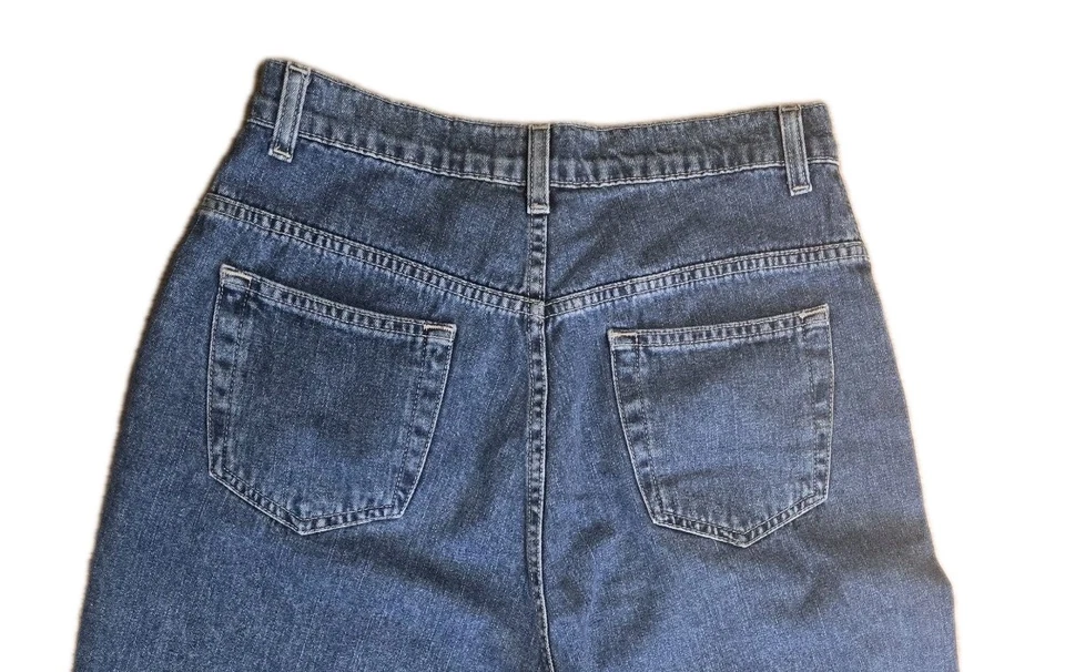 MOUNTAIN LAKE JEAN COMPANY VAQUEROS AZULES RECORTADOS MUJER TALLA S 100% ALGODÓN Foto 3 de 4