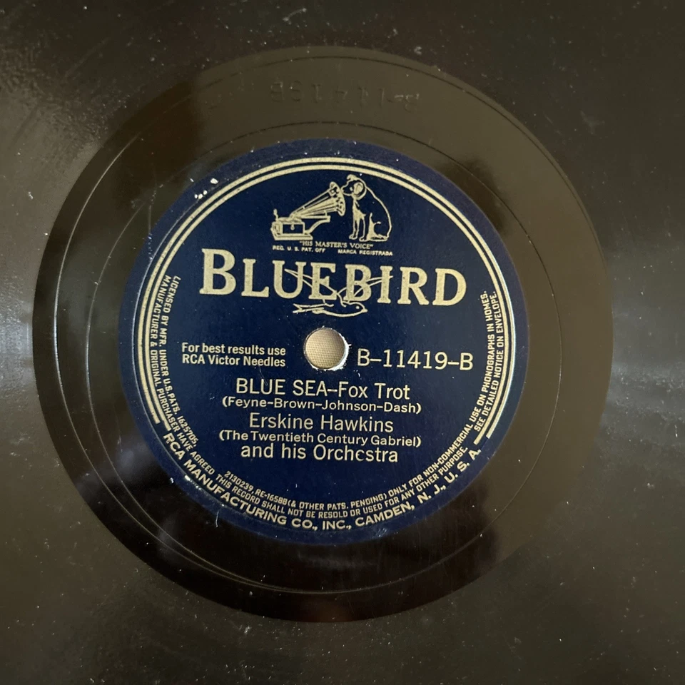ERSKINE HAWKINS I Love You Truly /Blue Sea BLUEBIRD B-11419 VG+ 78 1942 Jazz - Image 4 of 4