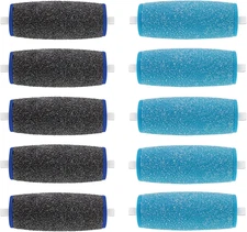 10 Pack Replacement Roller Heads for Amop-Pedi Perfect Refills Include 5 Extra C