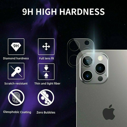 Para Apple iPhone 12/mini/Pro/Max Protector Lente cámara Vidrio Templado - Bild 5 von 10