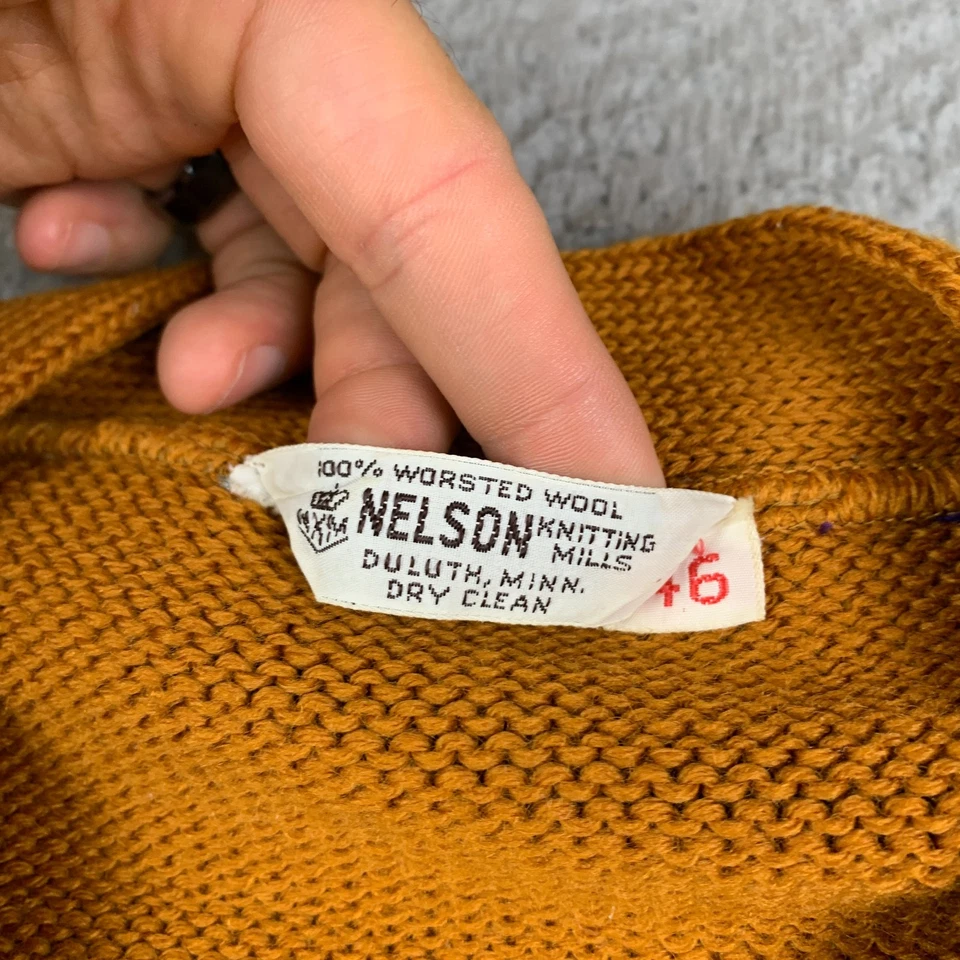 Suéter Universitario Universitario Universitario Letra G Jersey Nelson Knitting Mills Años 50 De Colección Foto 3 de 4