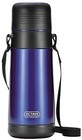 Pearl metal water bottle 1000 ml with cup wide mouth double stainless F/S wTrack
