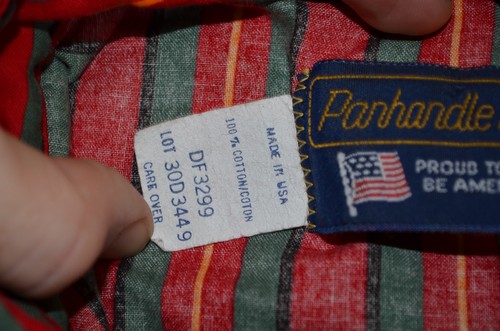 Vintage Panhandle Slim Shirt Mens 16.5 -34 Western Striped 90s cowboy USA - Picture 6 of 14