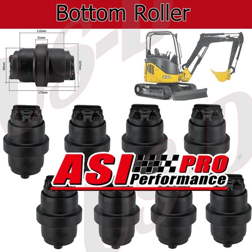 8pcs Track Bottom Roller Excavator For John Deere 27D Heavy Duty Undercarriage - Picture 1 of 10