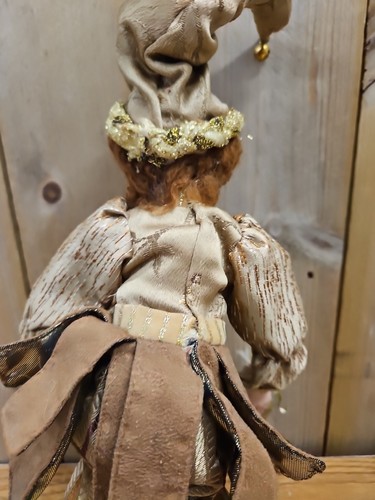 18" Jester Doll Porcelain Face, Hands, And Boots - Picture 10 of 14