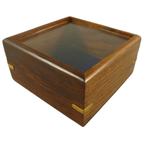 Holzbox Holzschatulle Schmuckbox Schmuckschatulle Braun #42790  - Bild 1 von 3