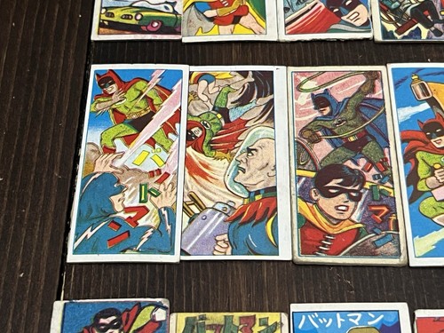 Batman Japan Menko Karten Japanisch Vintage 15 Stück - Bild 6 von 15