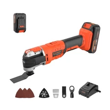 2 Amp Oscillating Saw, Multi-Tool Saw with LED Light, 6 Variable Speeds, 3.2