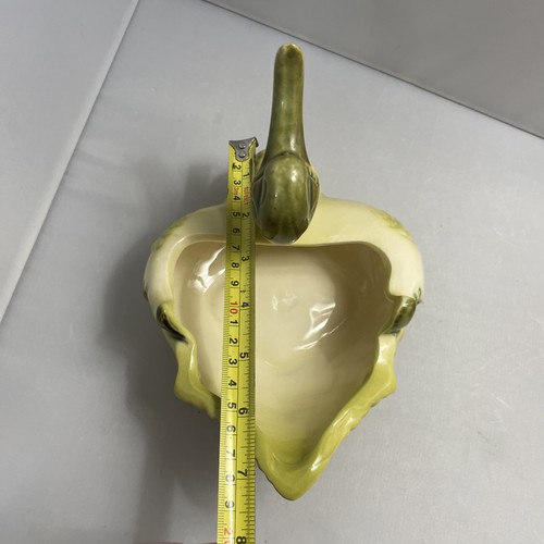 Vintage Rumpf Schwan Übertopf Keramik Schale klein 6,25" Zimmerpflanze Sukkulente USA - Bild 18 von 18