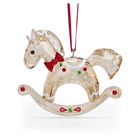 Holiday Cheers Gingerbread Rocking Horse Ornament