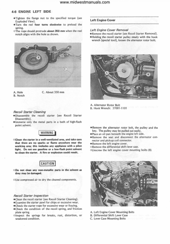 1986-2006 Kawasaki Bayou KLF300 Service Repair Manual | 2x4 & 4x4 | DOWNLOAD - Picture 13 of 13