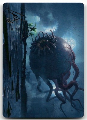 Abhorrent Oculus Art Card (Gold-Stamped Signature) #3 NM Duskmourn Magic MTG