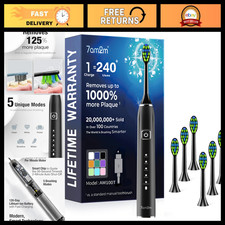 Sonic Electric Toothbrush for Adults, Type-C Charging, 120 Days Battery Life