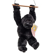 RARE Circus Circus Hotel  Casino 16" Black Gorilla Swing Monkey Plush VTG NWT