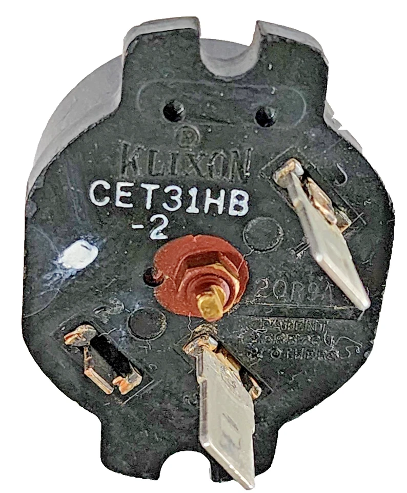 Protector de motor de sobrecarga automático de 1"" OEM KLIXON CET31HB-2 20R9A Foto 2 de 4