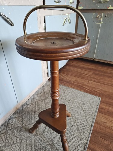 Vintage Wood Ashtray Stand-Pedestal Ashtray- Canada About 28" - Picture 12 of 15