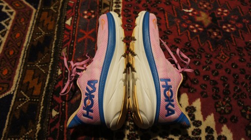 Hoka One One Clifton 9 Cyclamen Rosa Talla 11B Correr Caminar Comodidad - Imagen 5 de 11