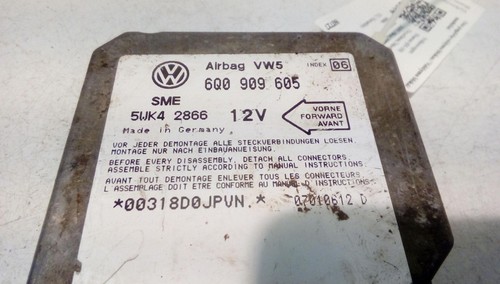 VW SHARAN 7M8, 7M9, 7M6 Airbag-Steuergerät 6Q0909605 1.9 Diesel 110kw 27582824 - Bild 3 von 3