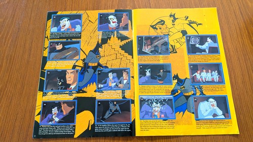 RARE FULL SET 1992 Batman Dynamic Marketing Australian Animated Stickers GOLDs - Picture 8 of 11