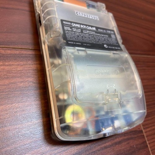 Nintendo Game Boy Color Clear GBC Console Authentic Japan Tested Working Retro - Picture 19 of 20