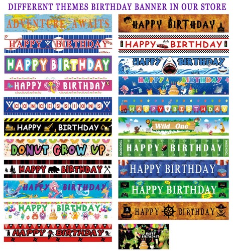 Baseball Birthday Banner 9.8 ft x 1.6 ft Polyester Waterproof Sports - Picture 6 of 8