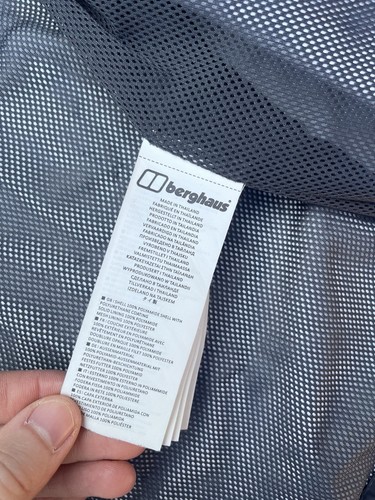 Berghaus Hydroshell Men’s Black Waterproof Hooded Coat Jacket - Medium - Picture 10 of 19